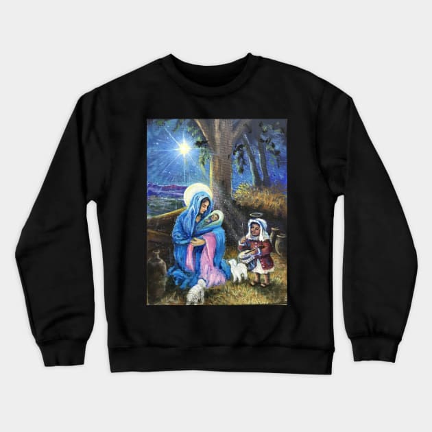 The Little Drummer Boy Crewneck Sweatshirt by artdesrapides